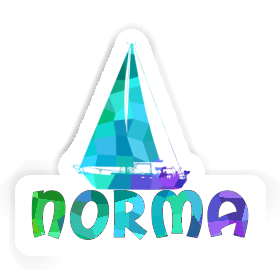 Sailboat Sticker Norma Image