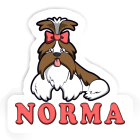 Sticker Norma Shih Tzu Image