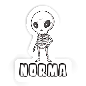 Skeleton Sticker Norma Image