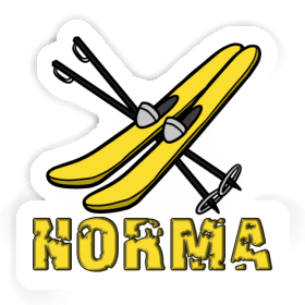 Norma Sticker Ski Image