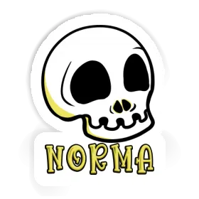 Sticker Totenkopf Norma Image