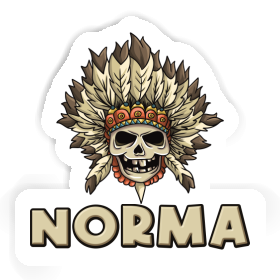 Kinder Totenkopf Aufkleber Norma Image