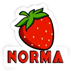 Autocollant Norma Fraise Image