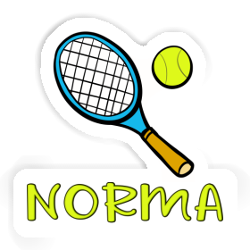 Tennisschläger Aufkleber Norma Image