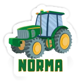 Sticker Norma Tractor Image