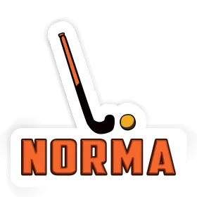 Autocollant Crosse d'unihockey Norma Image