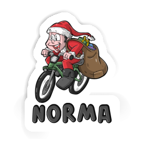 Norma Sticker Cyclist Image