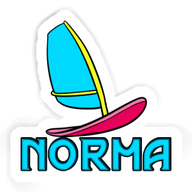 Norma Sticker Windsurf Board Image