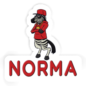 Norma Sticker Zebra Image