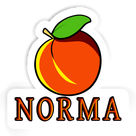 Apricot Sticker Norma Image