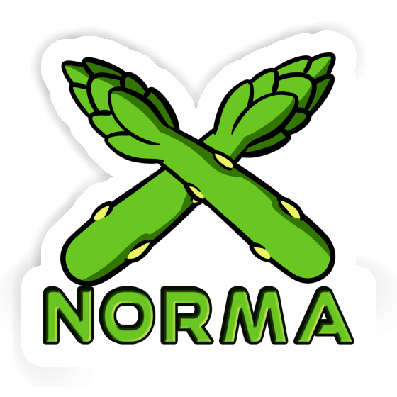 Sticker Norma Asparagus Gift package Image