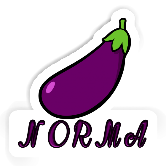 Eggplant Sticker Norma Notebook Image