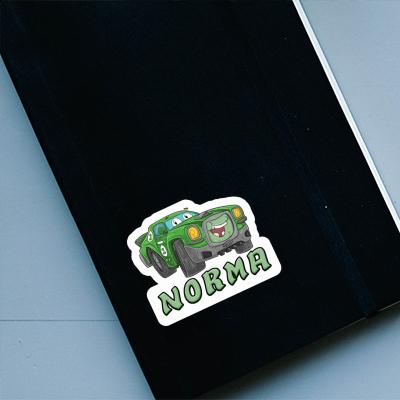 Race car Sticker Norma Laptop Image