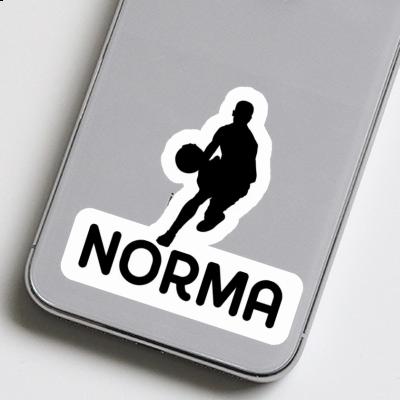 Sticker Basketball Player Norma Laptop Image