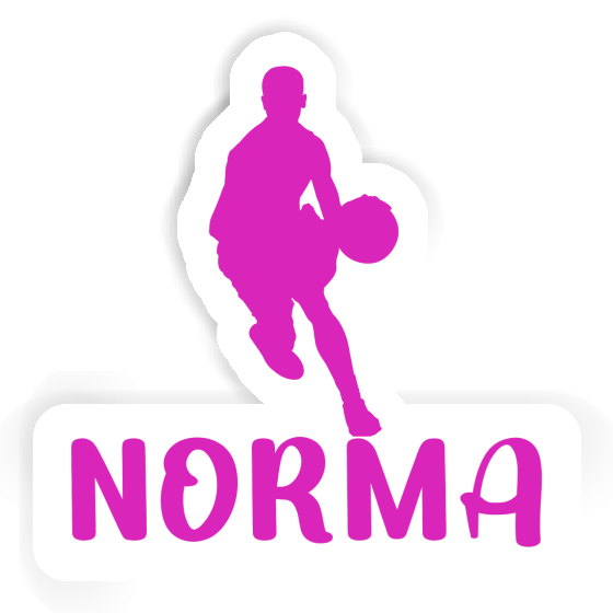 Joueur de basket-ball Autocollant Norma Gift package Image