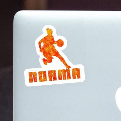 Autocollant Norma Joueuse de basket-ball Laptop Image