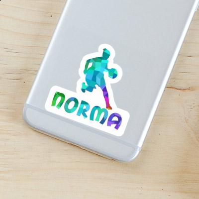 Norma Sticker Basketballspielerin Image