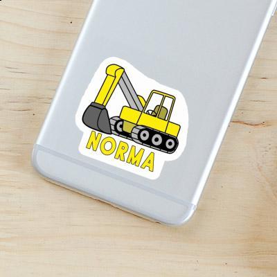 Excavator Sticker Norma Notebook Image