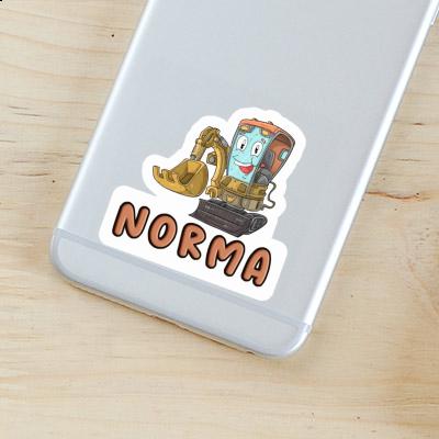 Excavator Sticker Norma Image