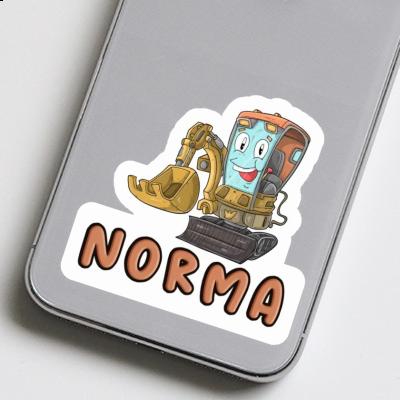 Excavator Sticker Norma Image