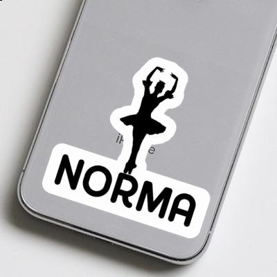 Ballerina Sticker Norma Notebook Image