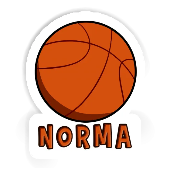 Sticker Basketball Norma Laptop Image