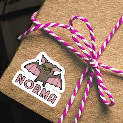 Norma Sticker Bat Notebook Image