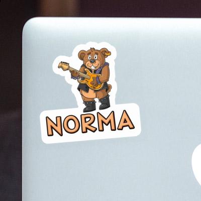 Guitarist Sticker Norma Laptop Image