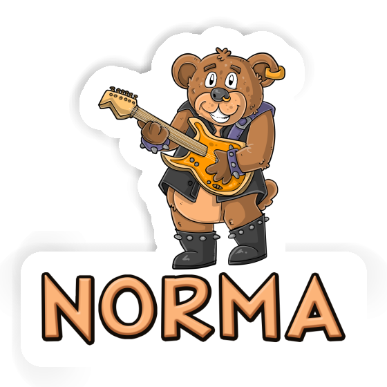 Guitarist Sticker Norma Laptop Image