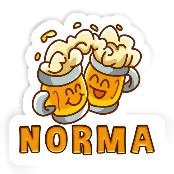 Beer Sticker Norma Notebook Image