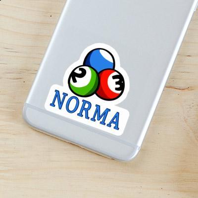 Norma Sticker Billardkugel Laptop Image