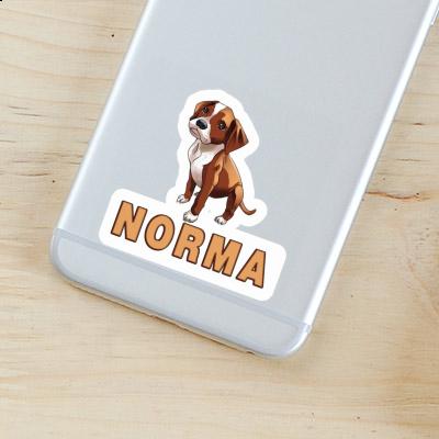 Norma Sticker Boxerhund Laptop Image