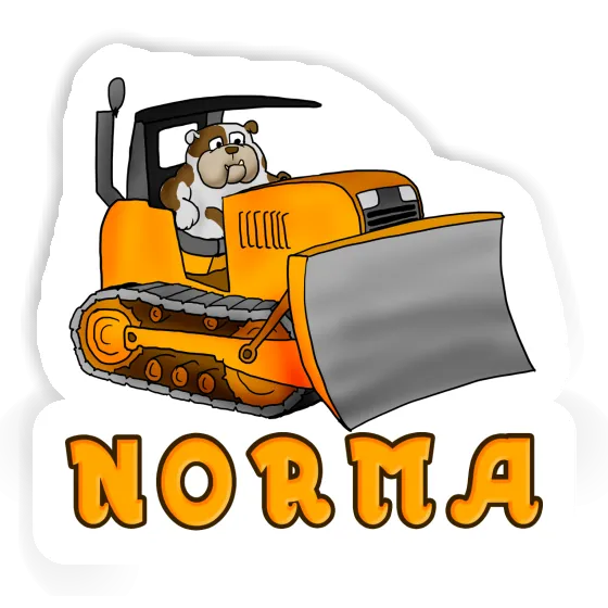 Bulldozer Sticker Norma Gift package Image