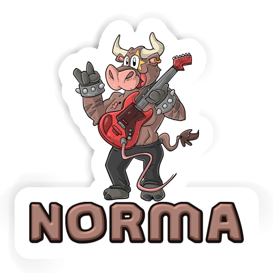 Sticker Norma Rocking Bull Laptop Image