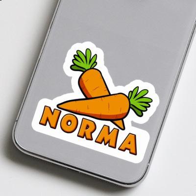 Carrot Sticker Norma Image