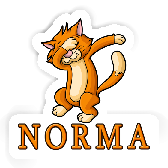 Autocollant Chat Norma Image