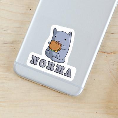 Sticker Norma Hamburger-Katze Gift package Image