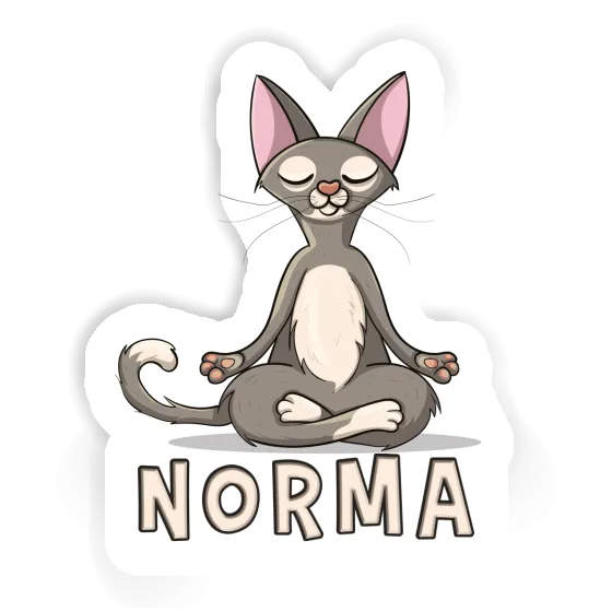 Norma Sticker Yoga Image