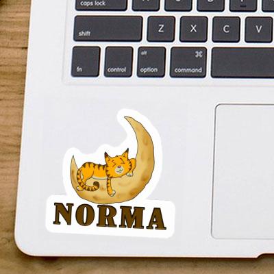 Autocollant Norma Chat Notebook Image