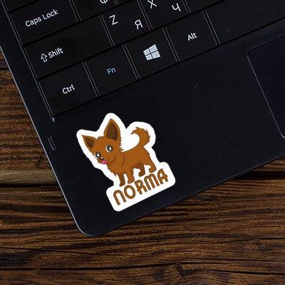 Sticker Norma Chihuahua Laptop Image