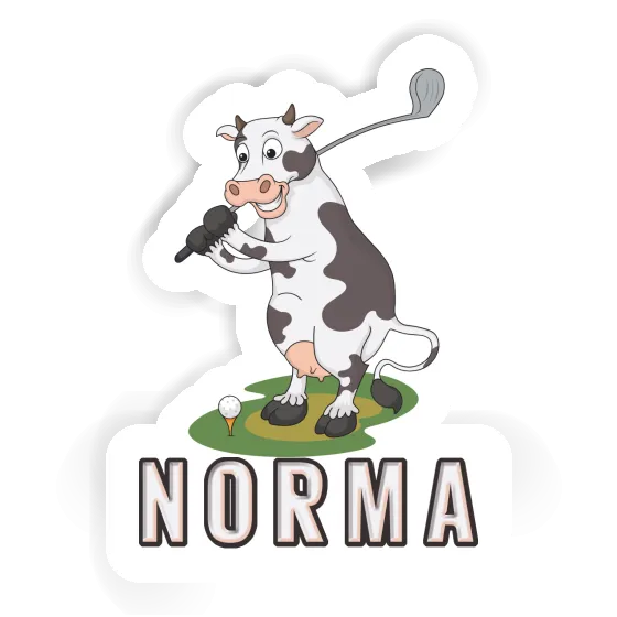 Sticker Norma Cow Laptop Image