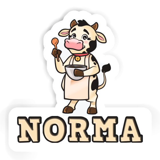 Norma Sticker Cook Notebook Image