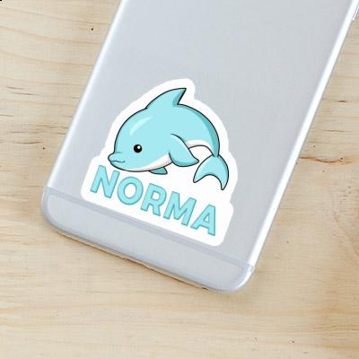 Sticker Norma Dolphin Notebook Image