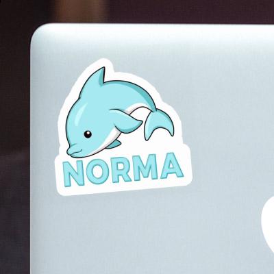 Sticker Norma Dolphin Laptop Image