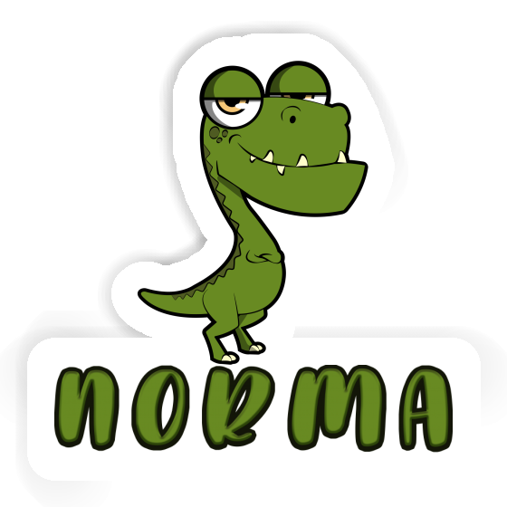 Norma Sticker Dino Notebook Image