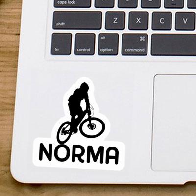 Norma Autocollant Downhiller Laptop Image