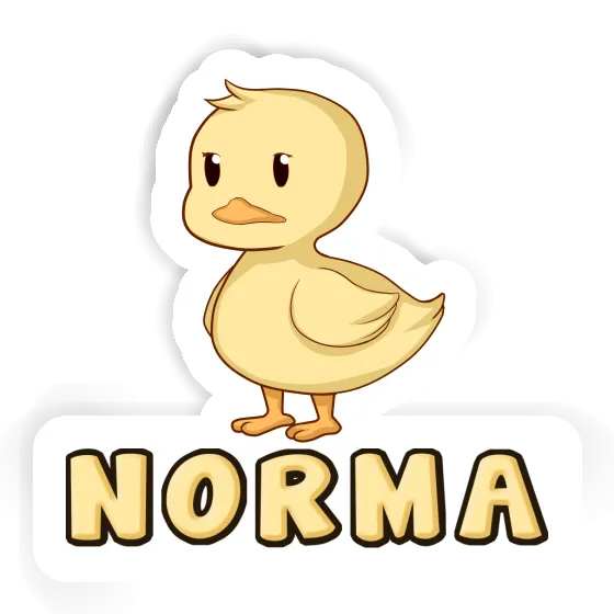 Sticker Duck Norma Laptop Image