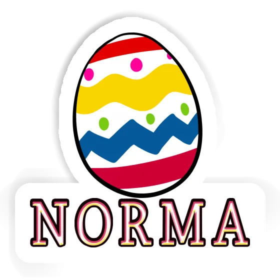 Easter Egg Sticker Norma Gift package Image