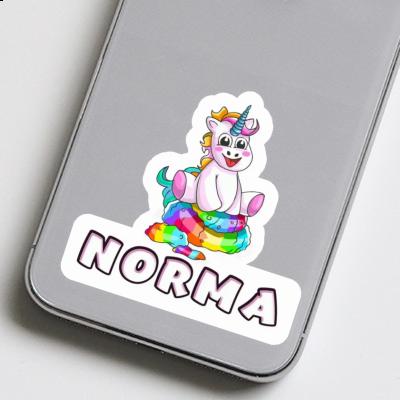 Autocollant Norma Bébé licorne Notebook Image