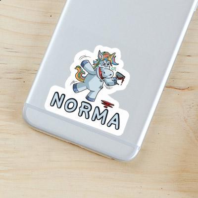 Wine Unicorn Sticker Norma Laptop Image